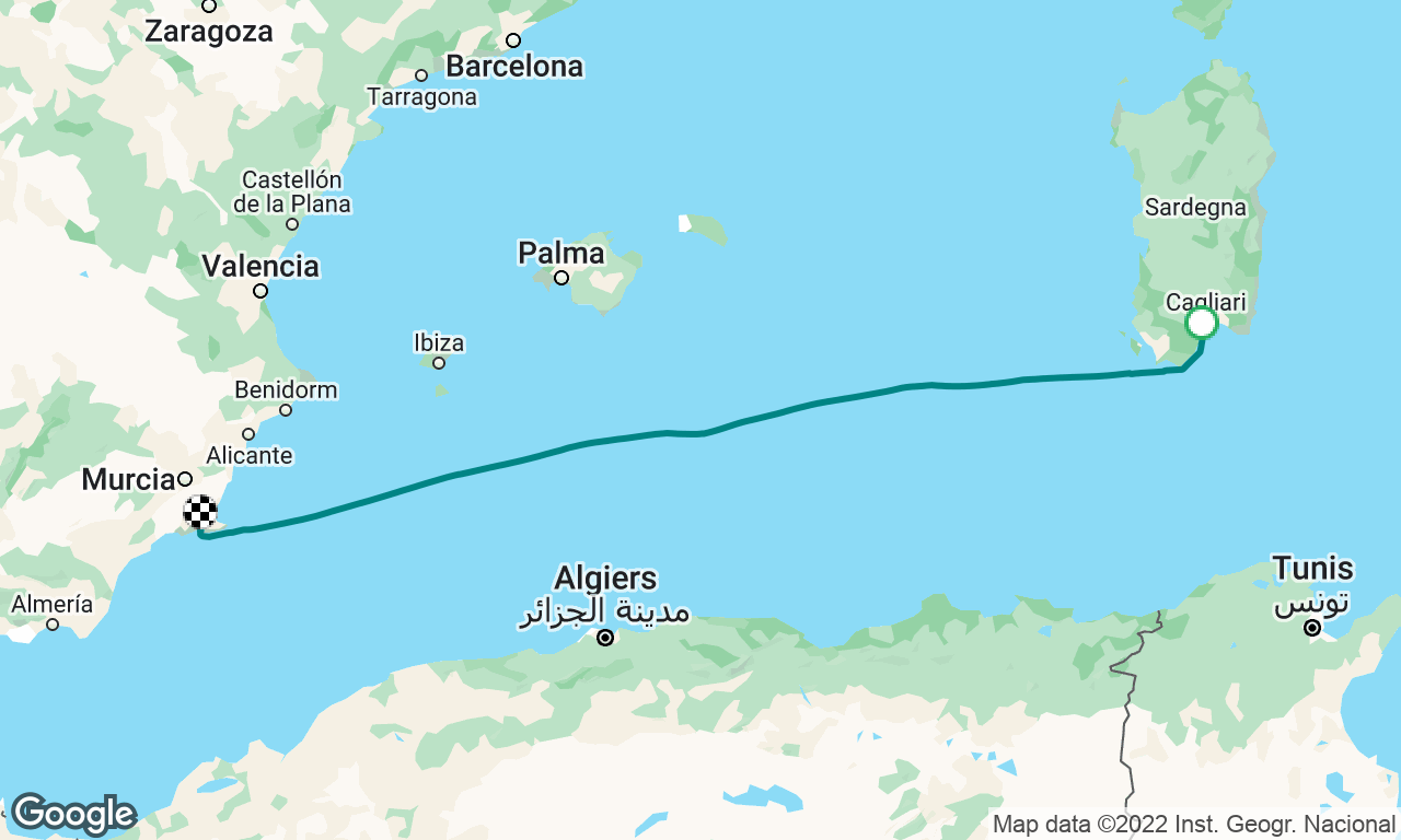 Sardinia to Sotogrande 