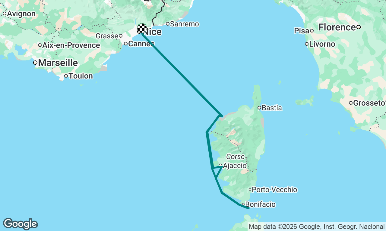 Voyage map