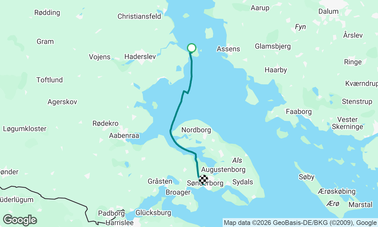 Aarø nach Sonderburg