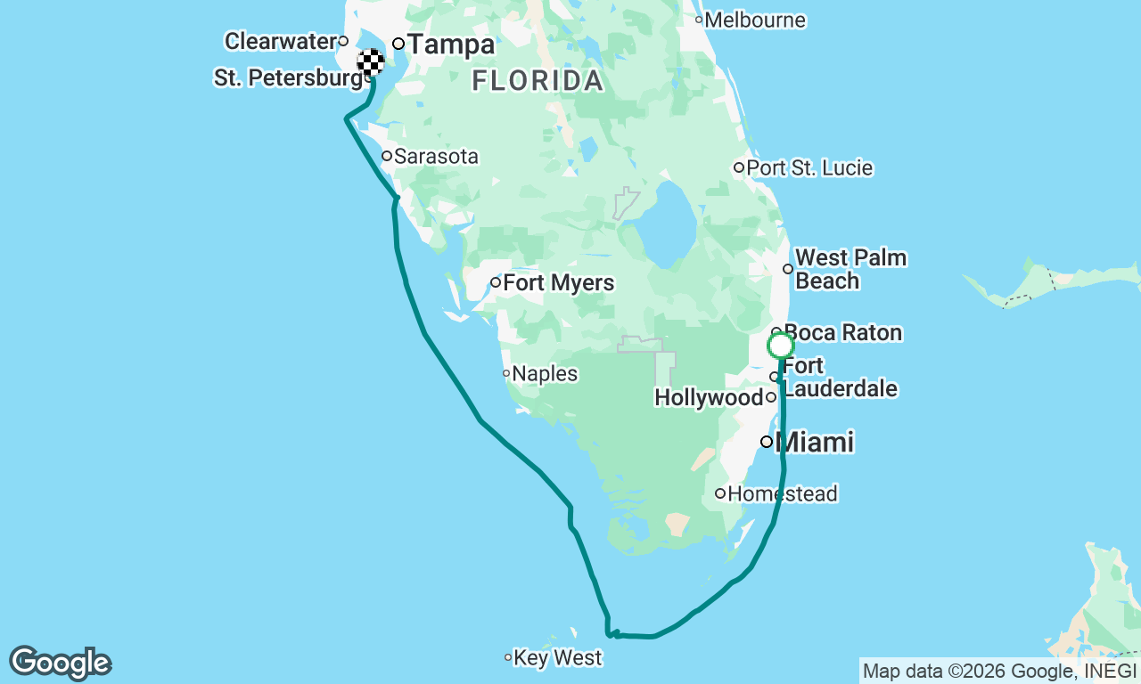 Voyage map
