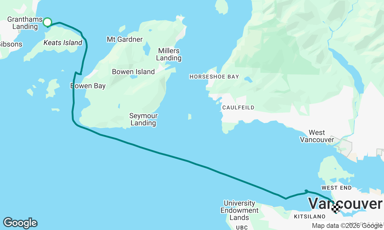 Voyage map