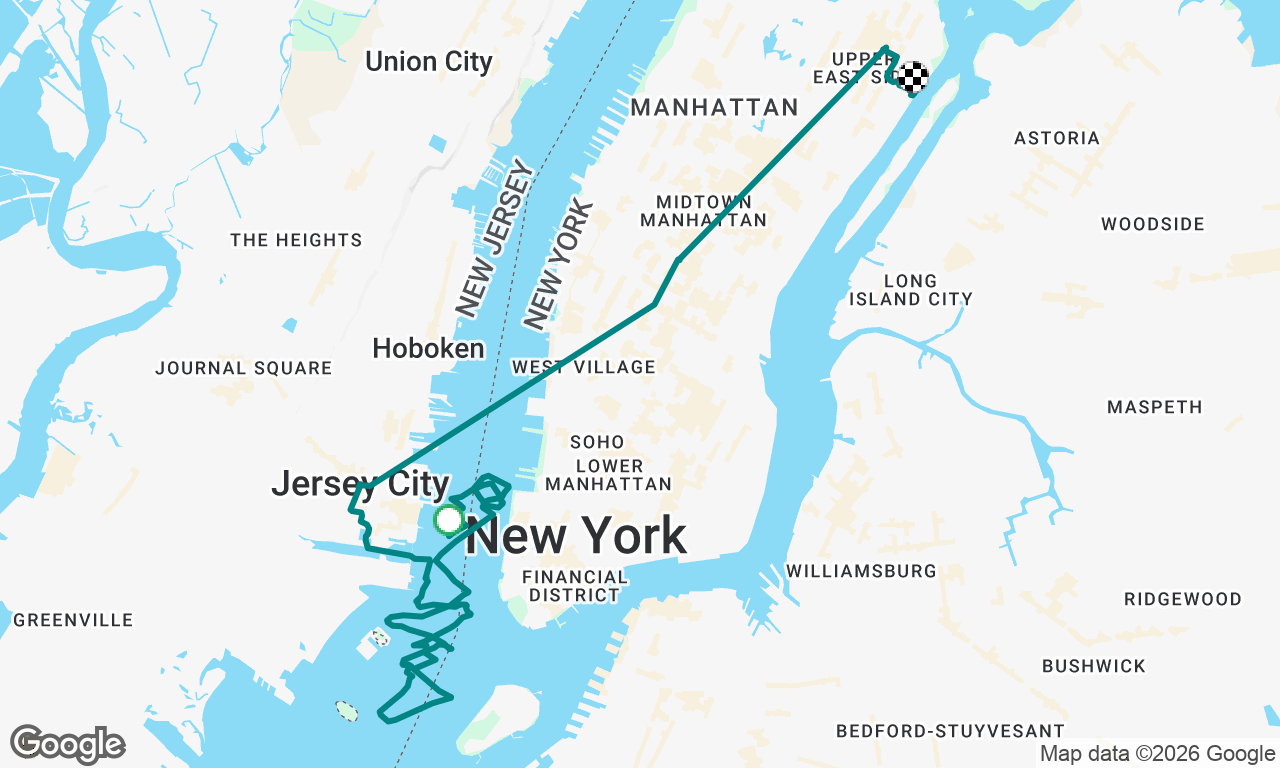 Voyage map