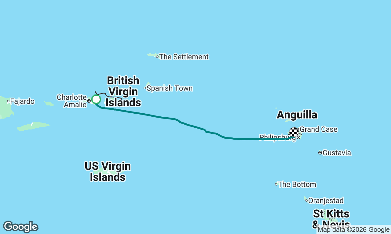 Voyage map