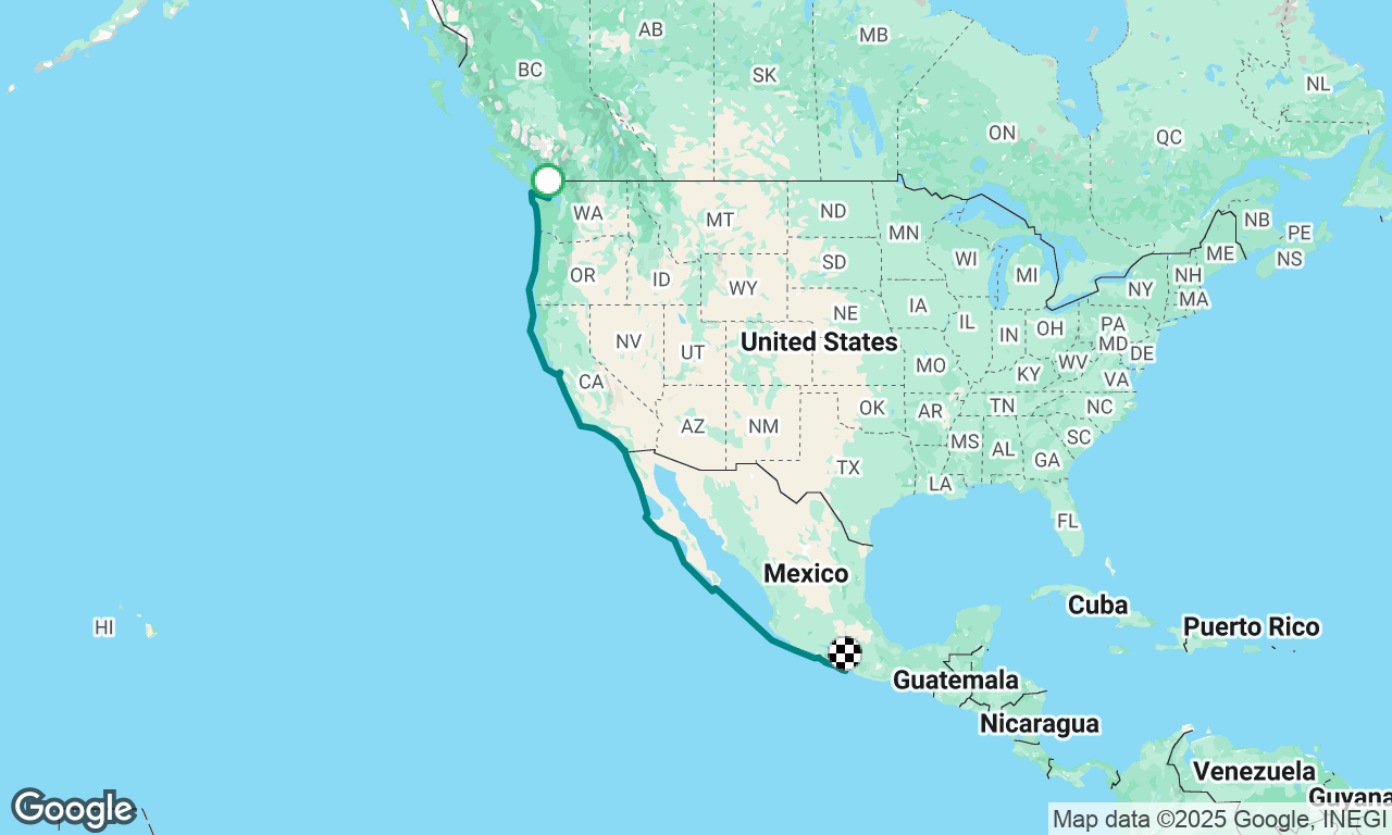 Port Angeles, US - Acapulco, MEX