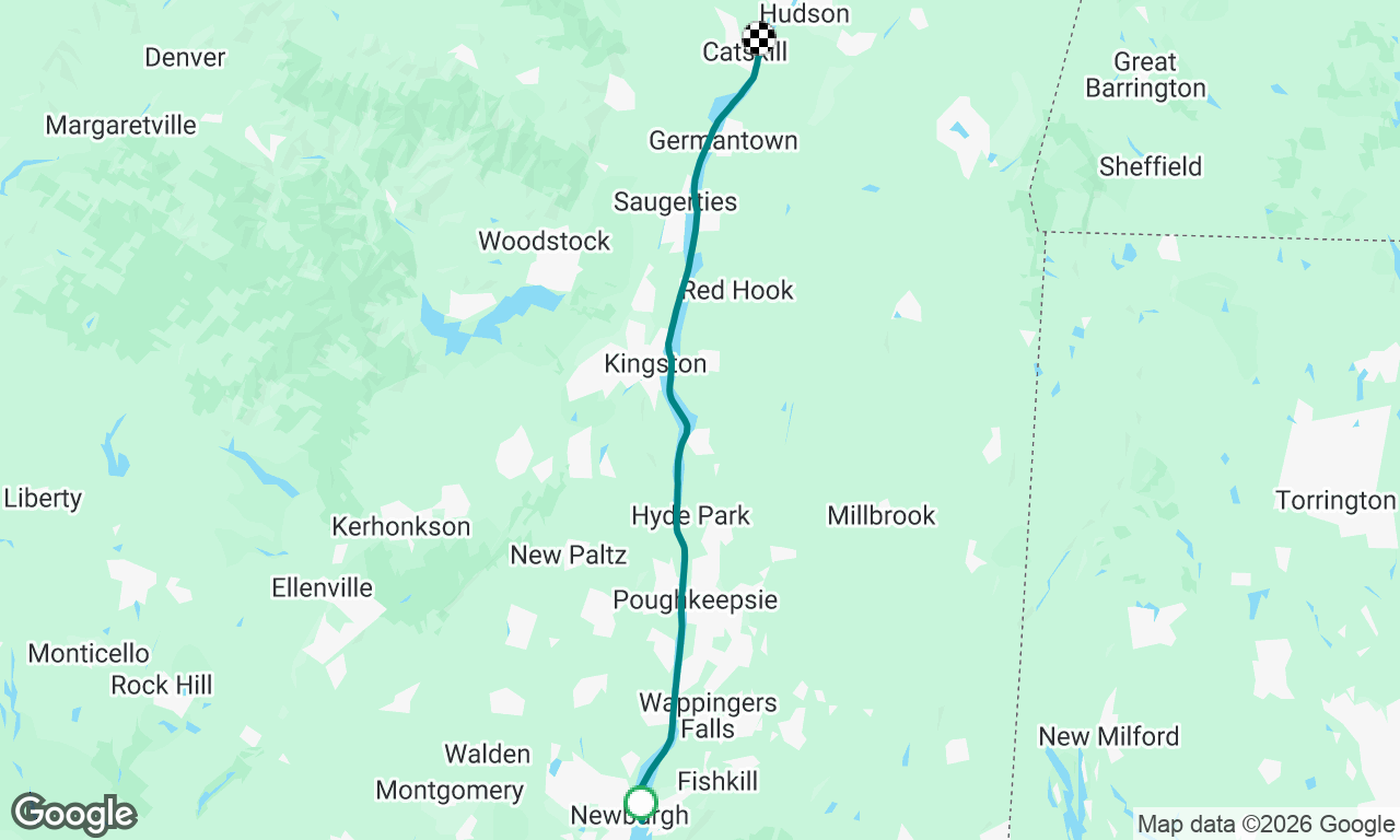 Newburgh to Catskill