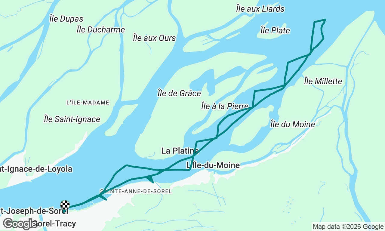 Voyage map