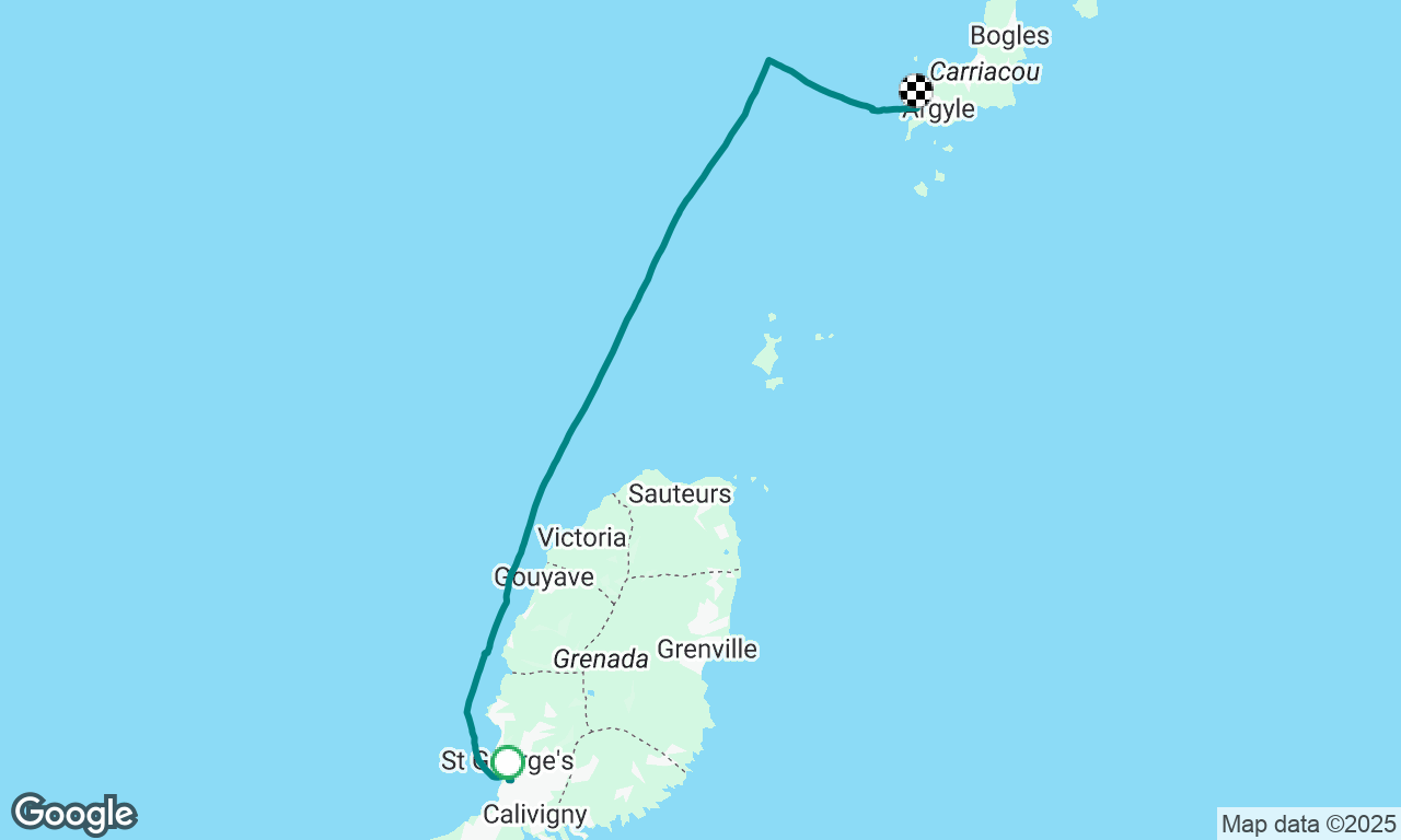 First leg - Grenada to St. Lucia
