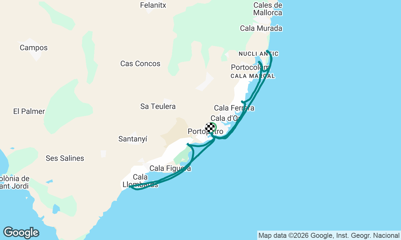 Voyage map