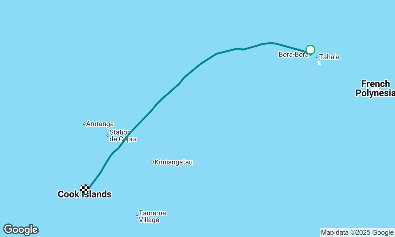 Bora Bora to Rarotonga