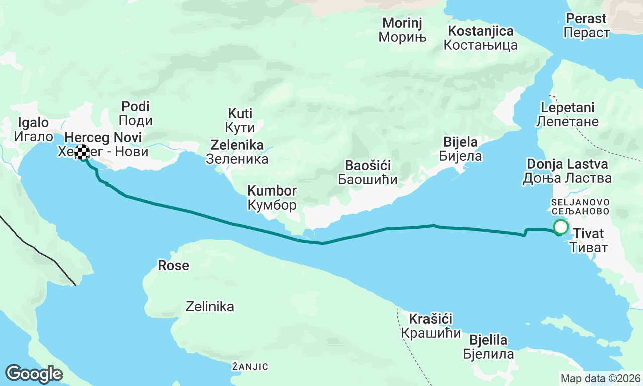 Voyage map
