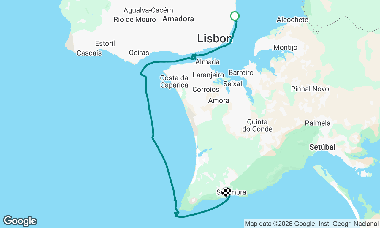 Voyage map