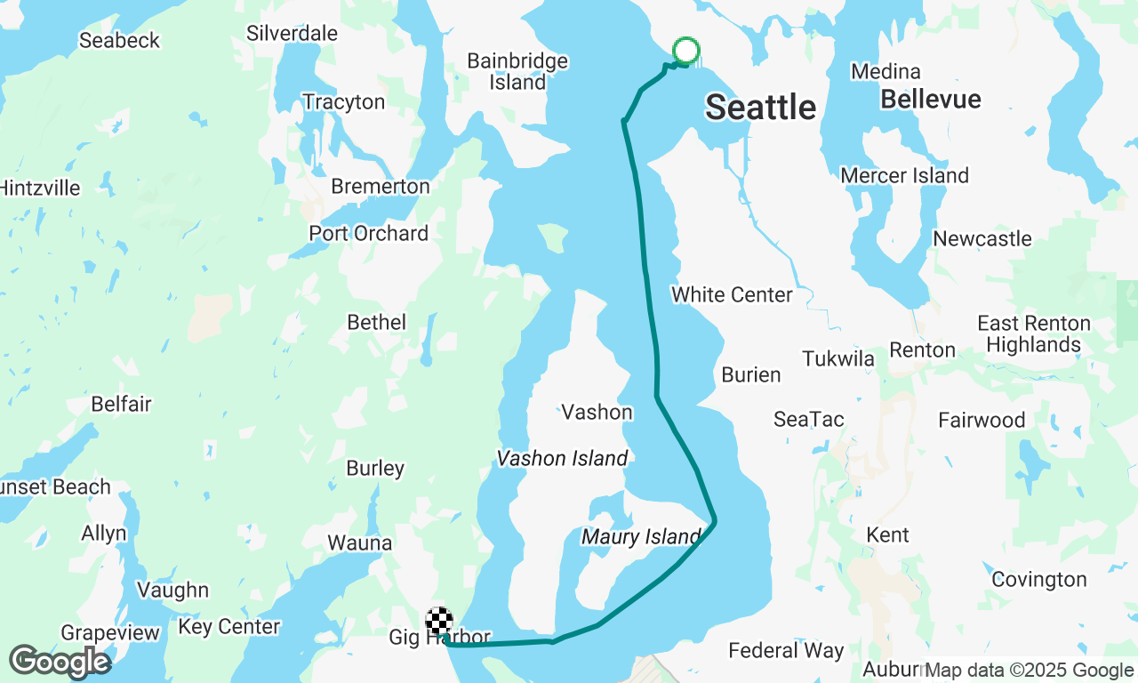 EBM to Gig Harbor