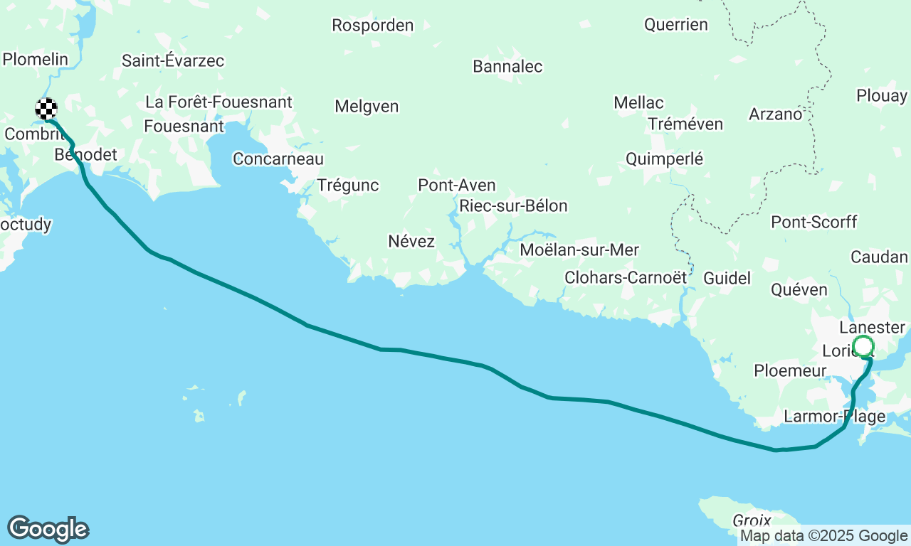 Lorient to Benodet