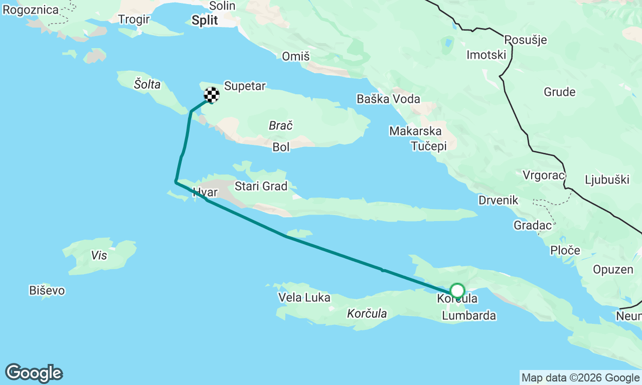 Voyage map