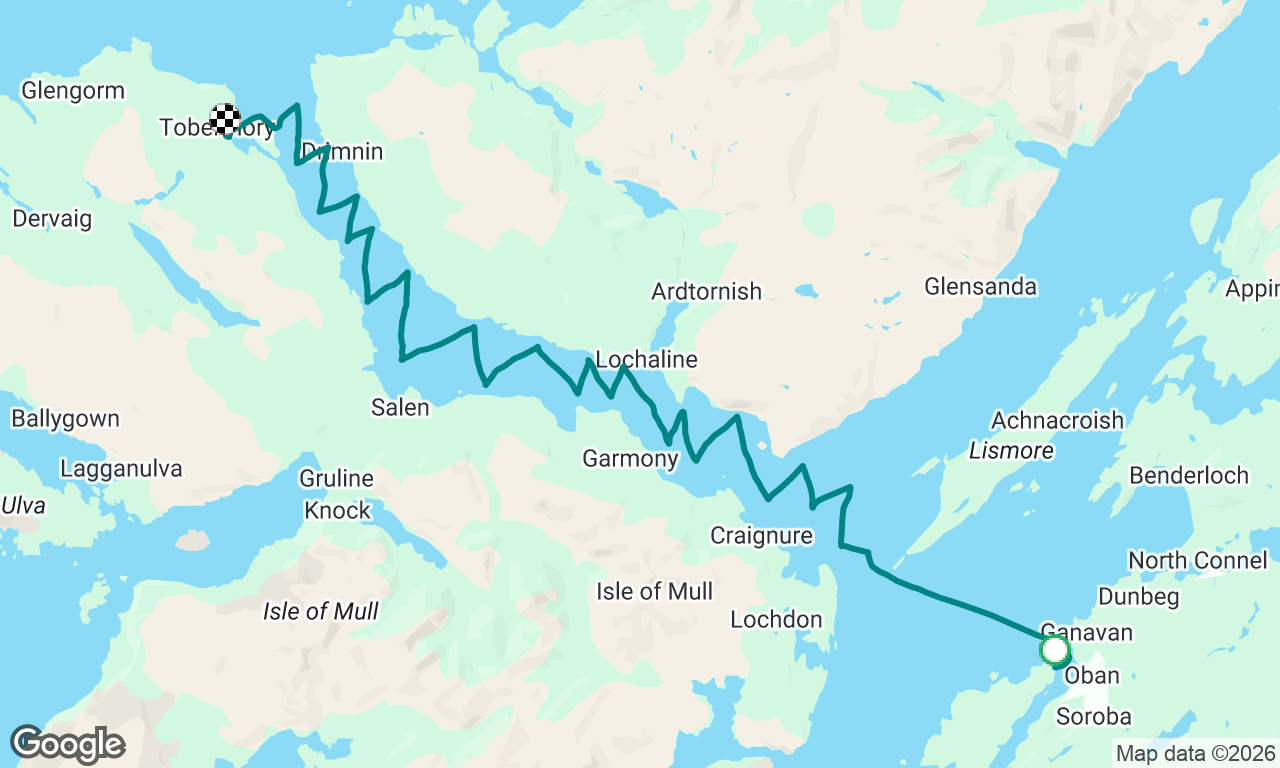 260809 Beating ourselves up the Sound of Mull