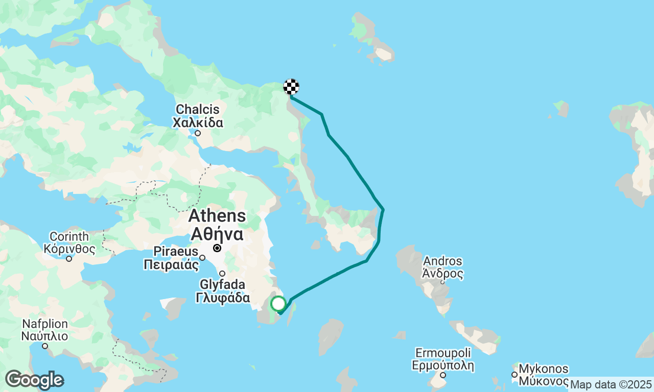 Bones Miles Flotila 
Leg 5
Lavrio to Kimi