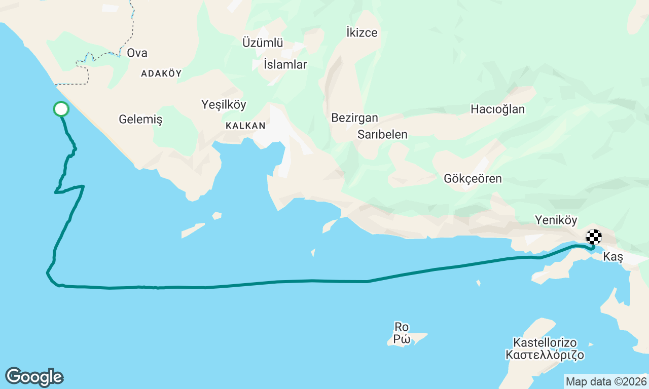 Voyage map