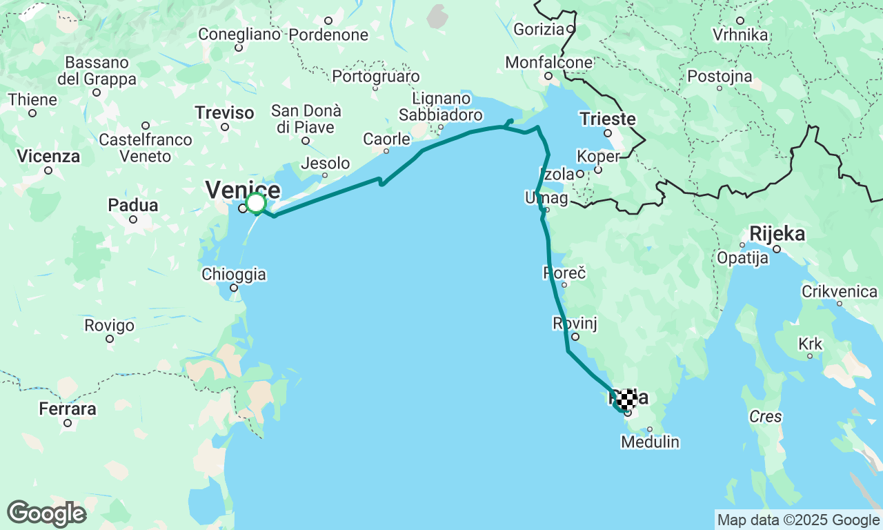 Venice, Italy to Pula, Croatia