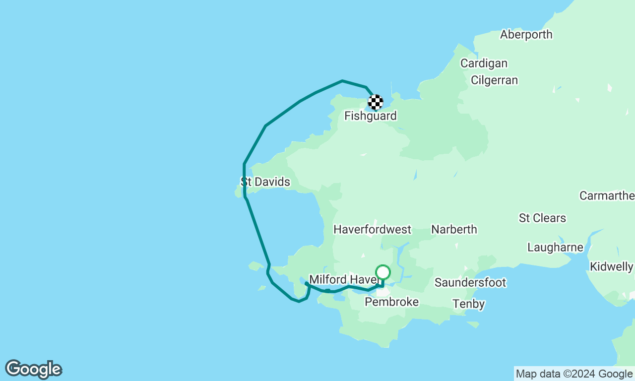 Neyland to Fishguard via Jack and Lambly Sounds So