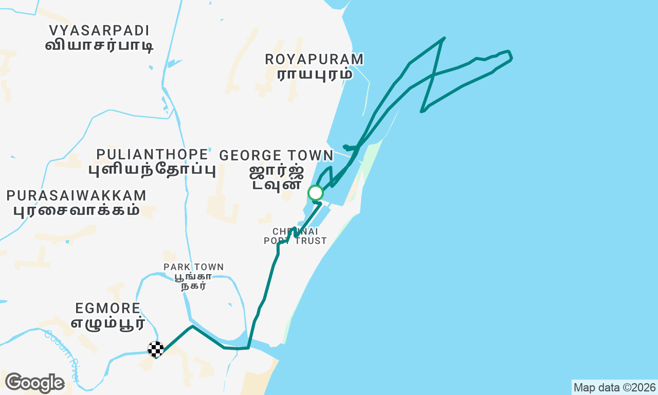 Voyage map