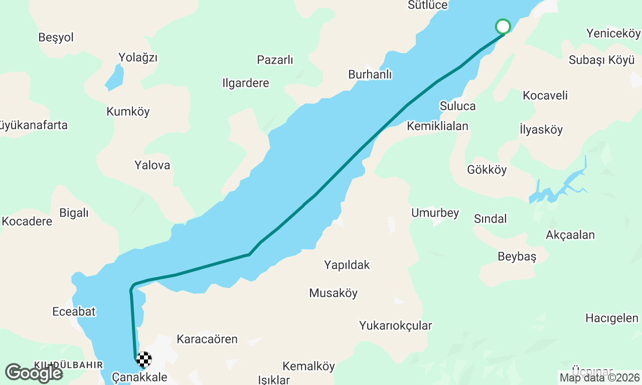 Voyage map