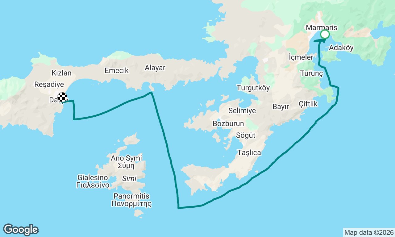 Voyage map