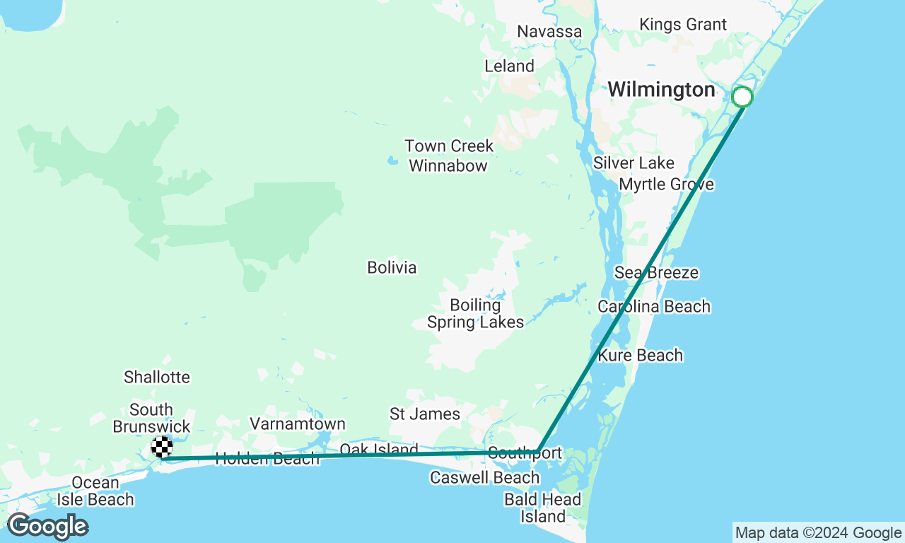 Wrightsville Beach to Ocean Isle Beach