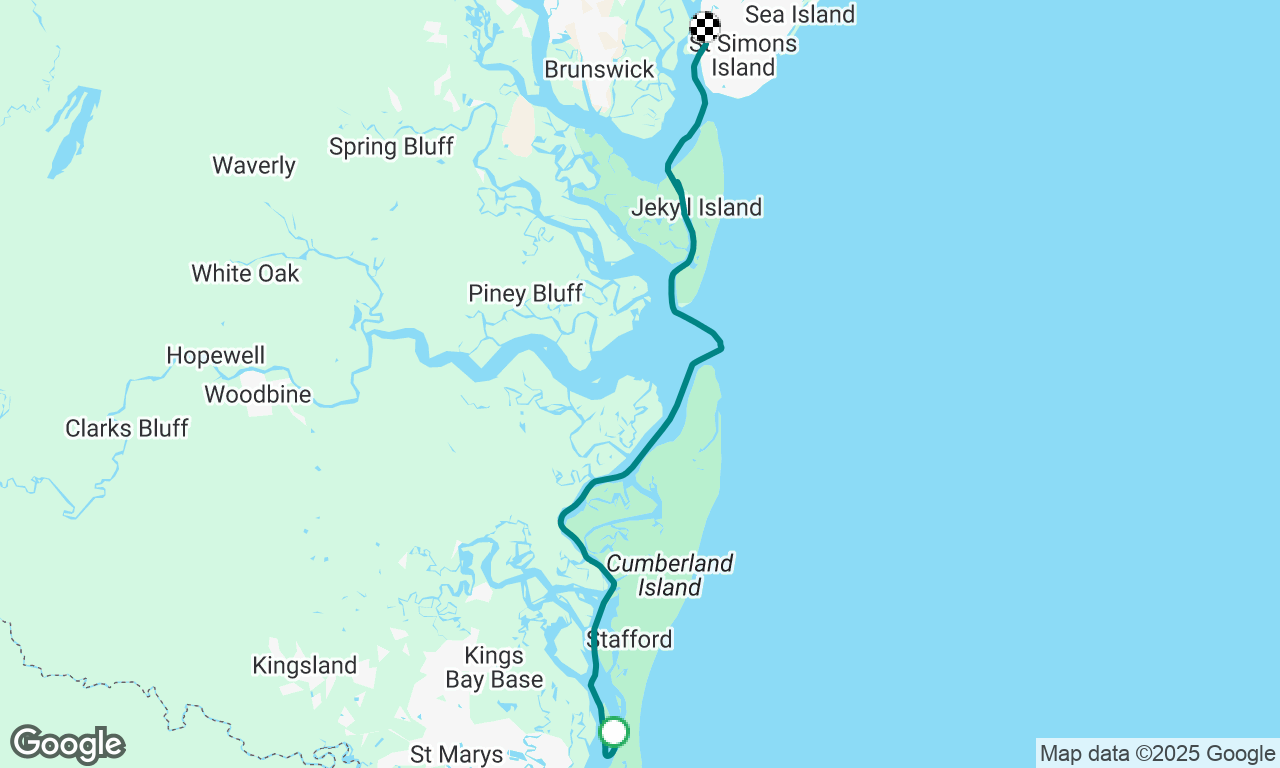 Cumberland Island to St. Simon’s Island 