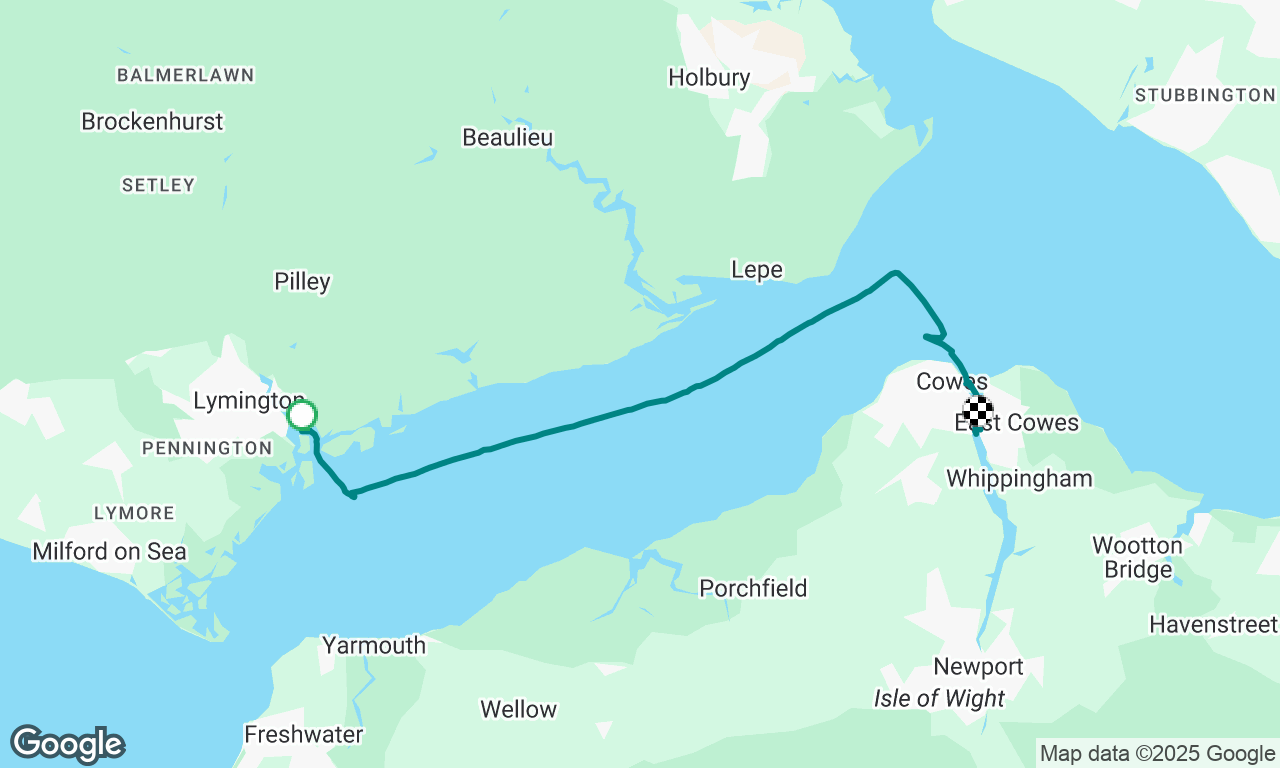 lymington to East Cowes Marina B7