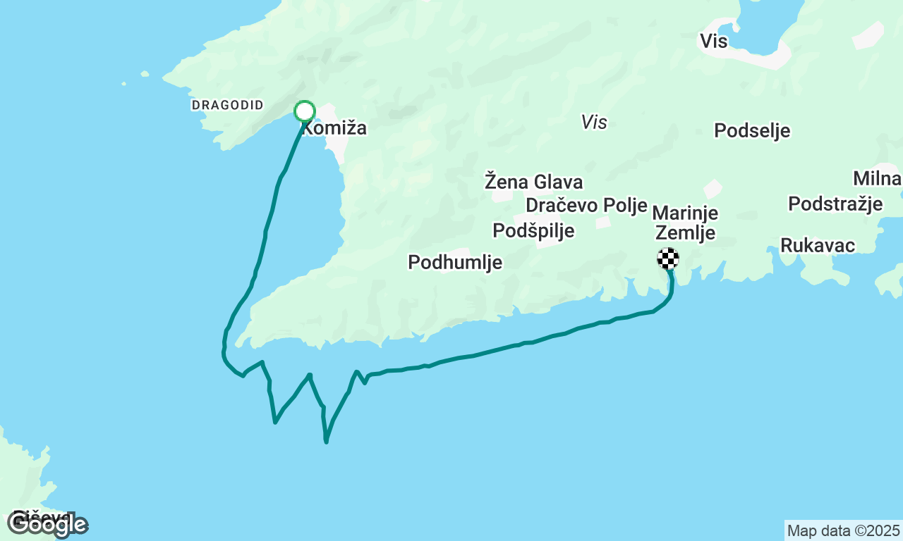 Komiza to Sriniva Cove