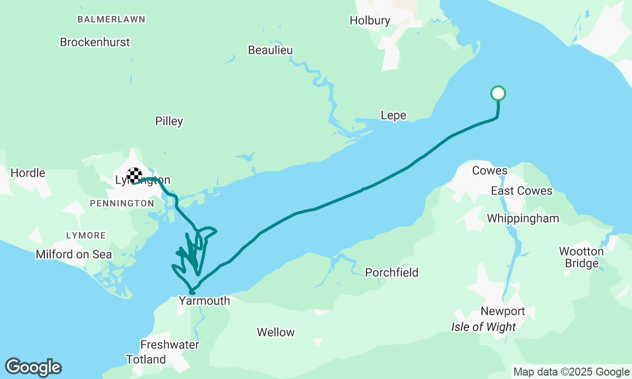 Hamble to Lymington 