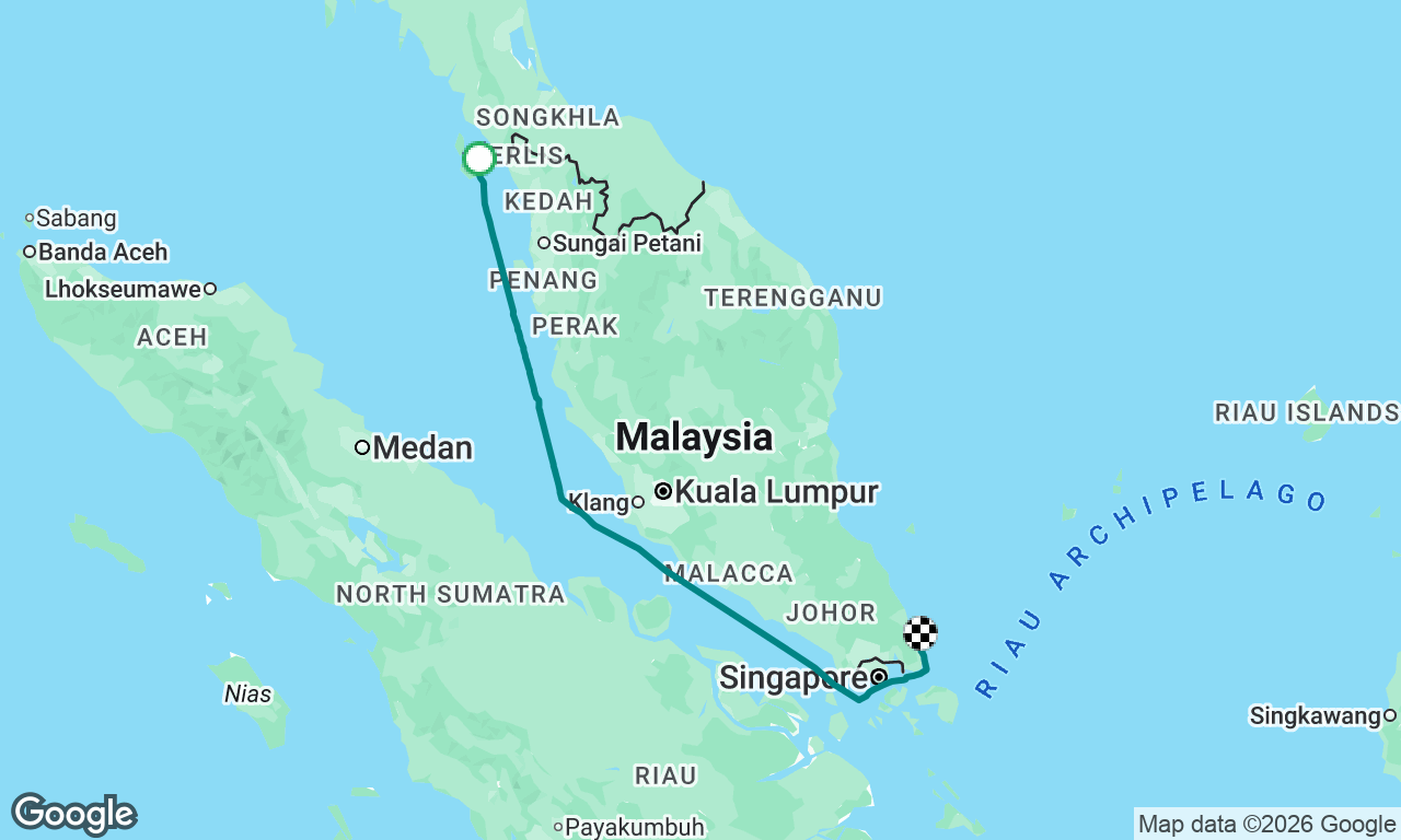Langkawi to Desaru