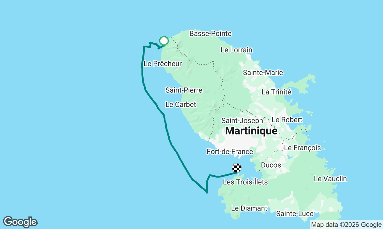 Anse Couleuvre -> Pointe du bout