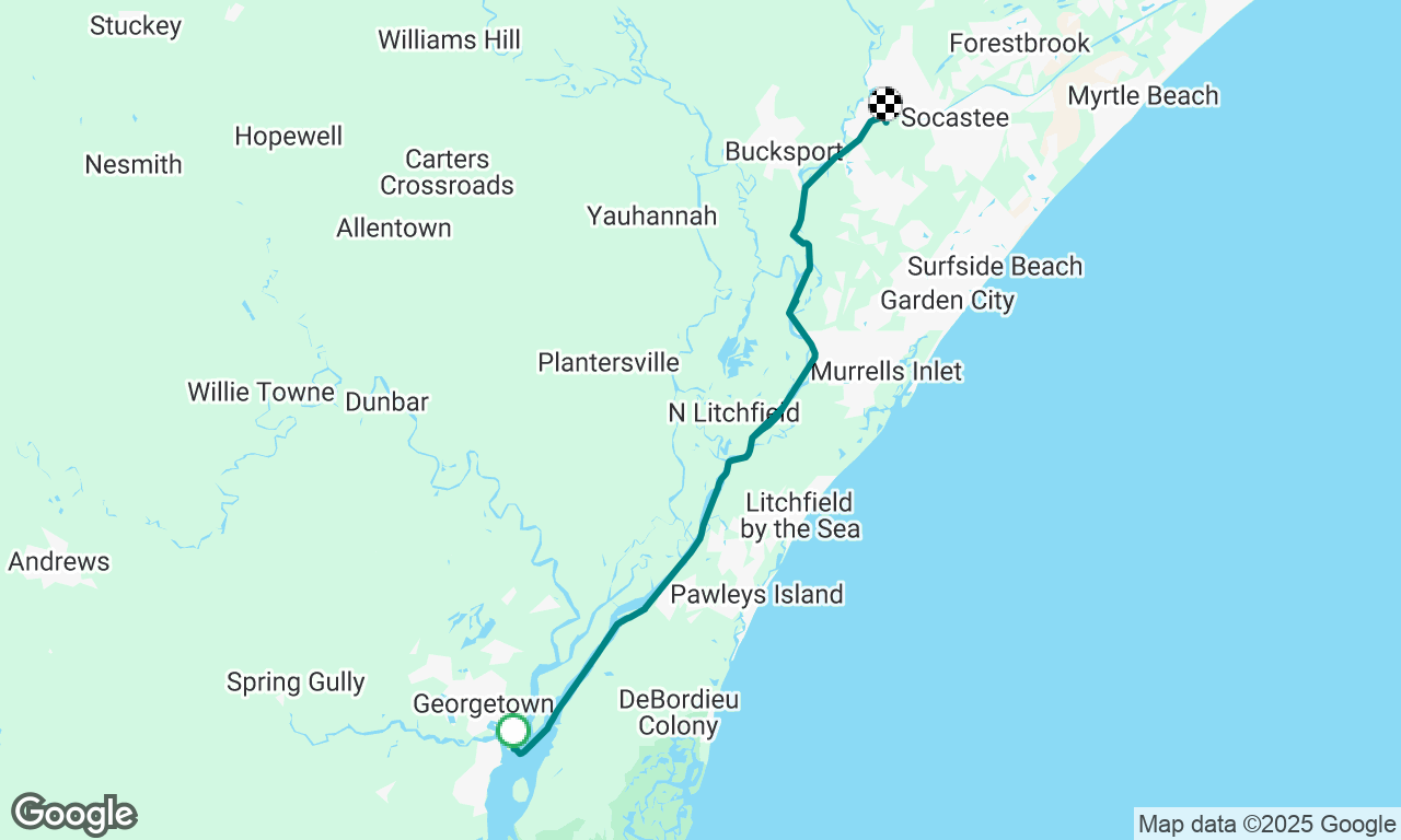 Georgetown to Osprey Marina