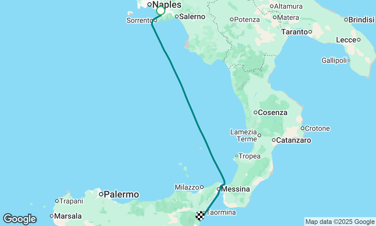 Sorento to Sicily