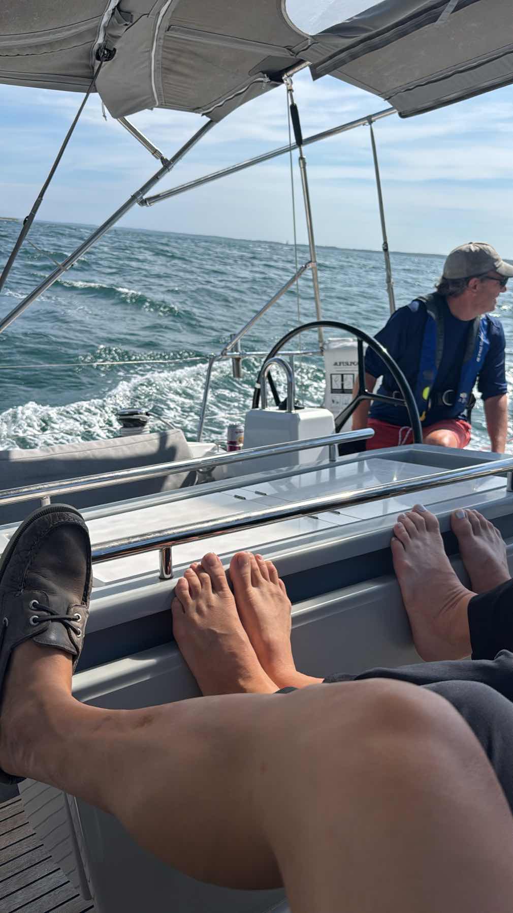 Cuttyhunk to Menemsha with 12-18 knts SW winds _FFAE2A45-5DB2-4854-90AA-AA8CB9440D5D