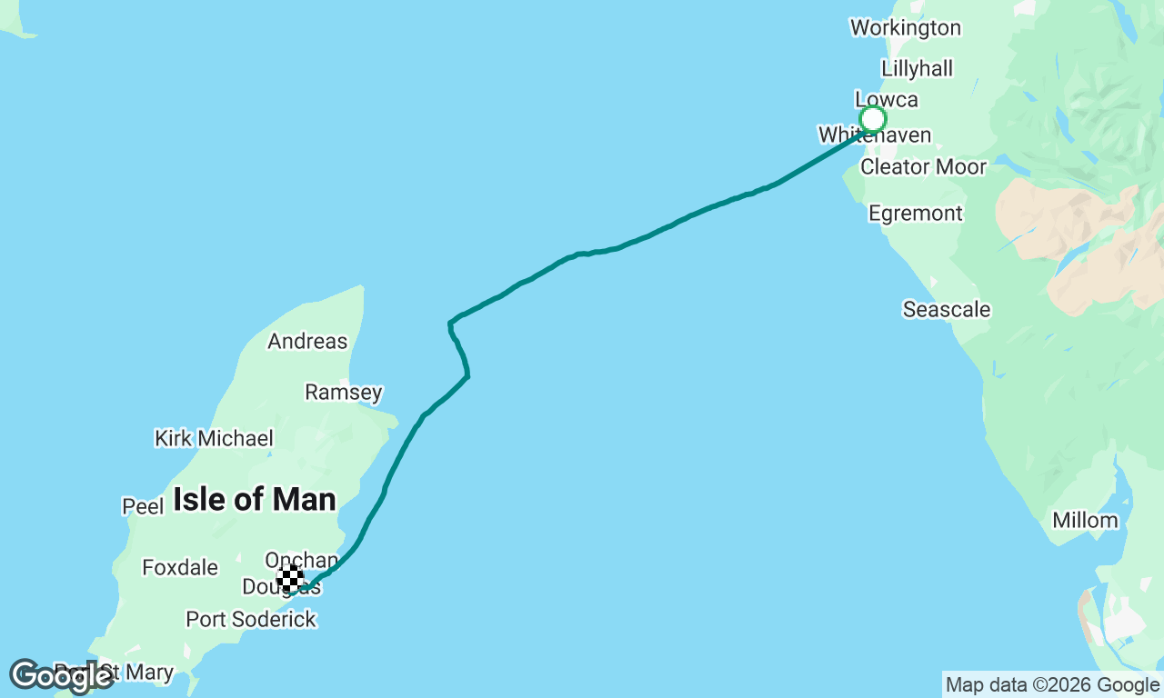Whitehaven to Douglas IOM