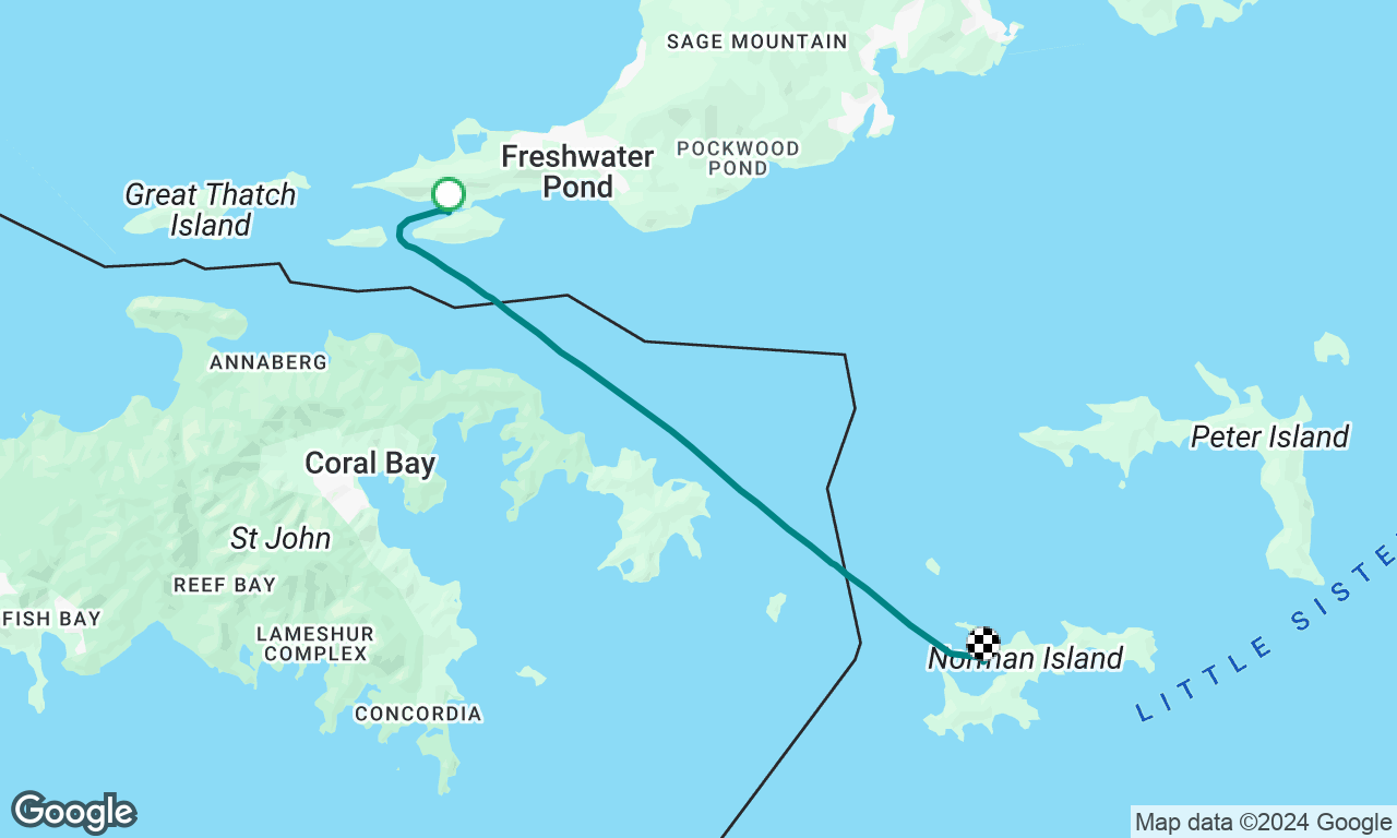 Sopers Hole, Tortola to Norman Island, The Bight