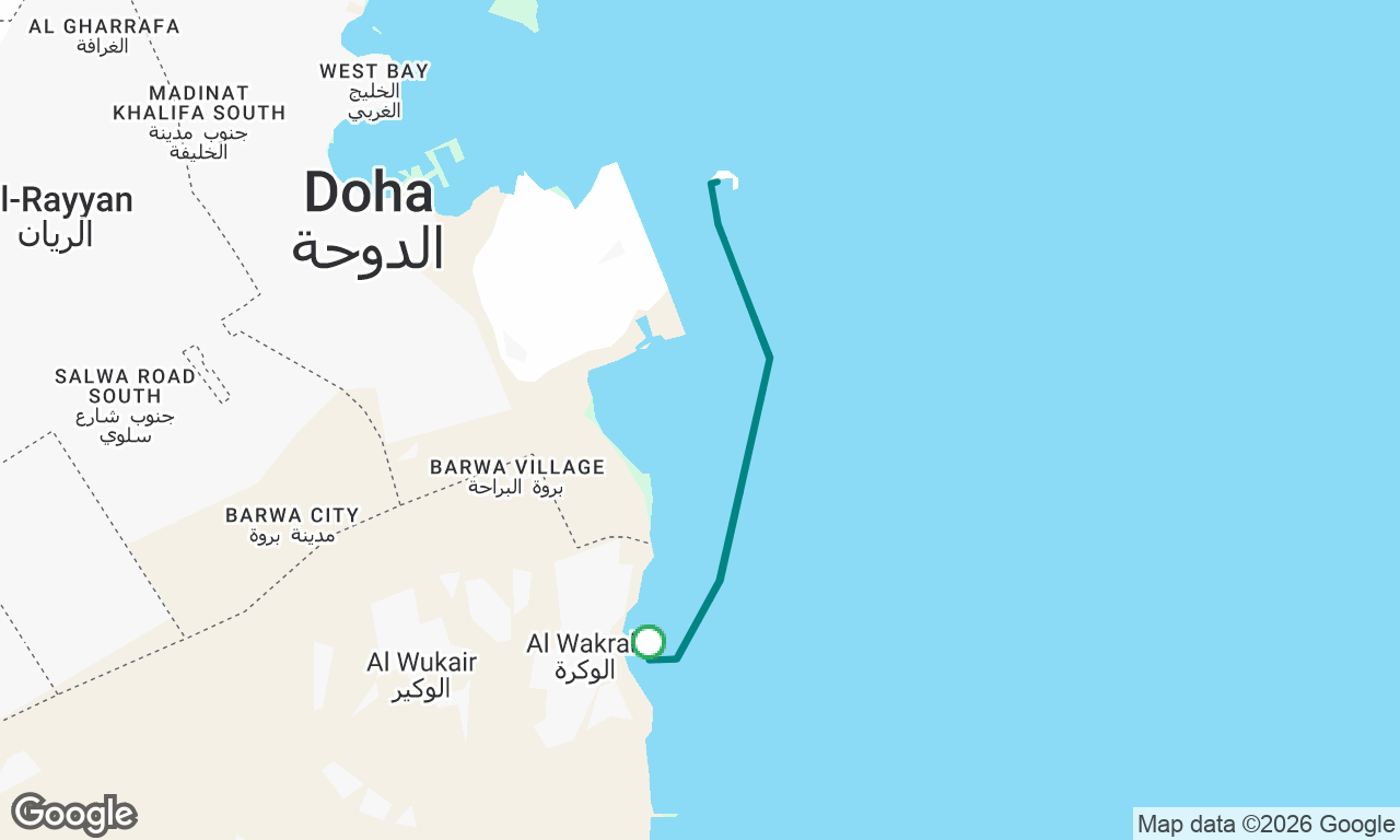 Wakra marine to island vice versa