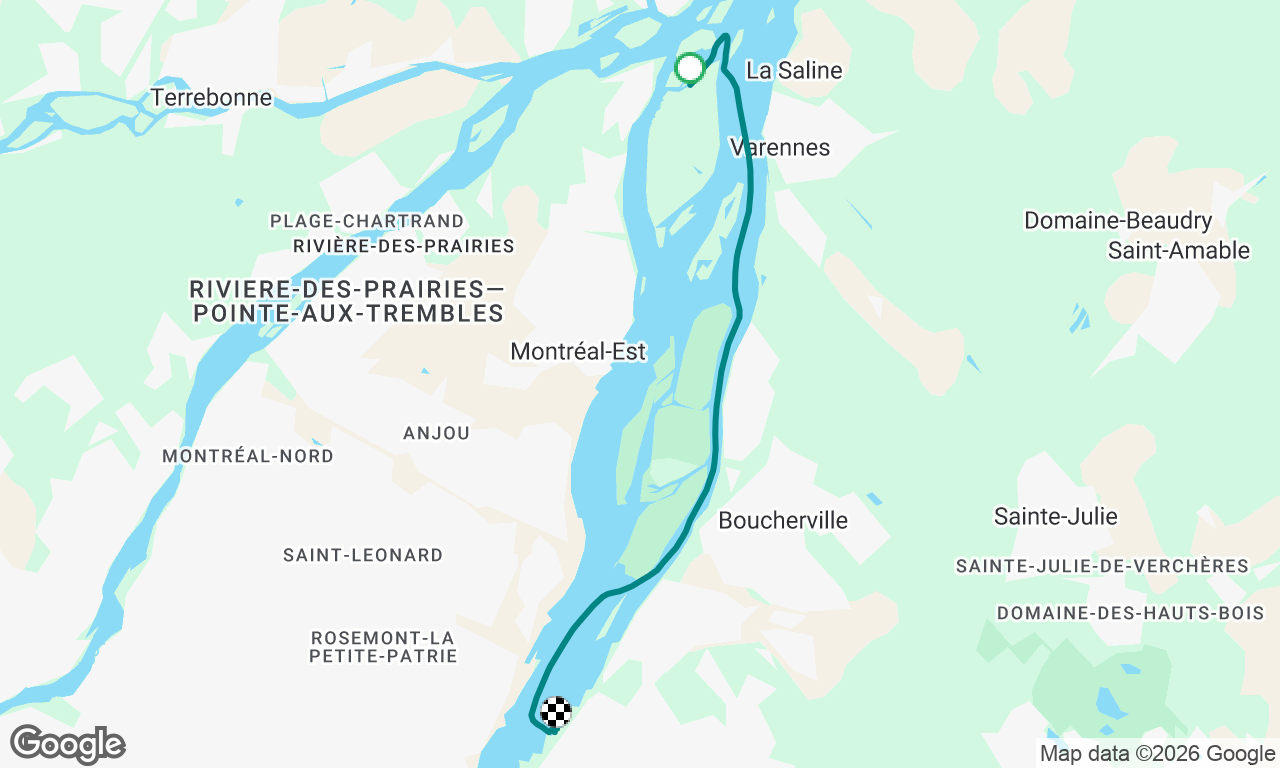 Voyage map