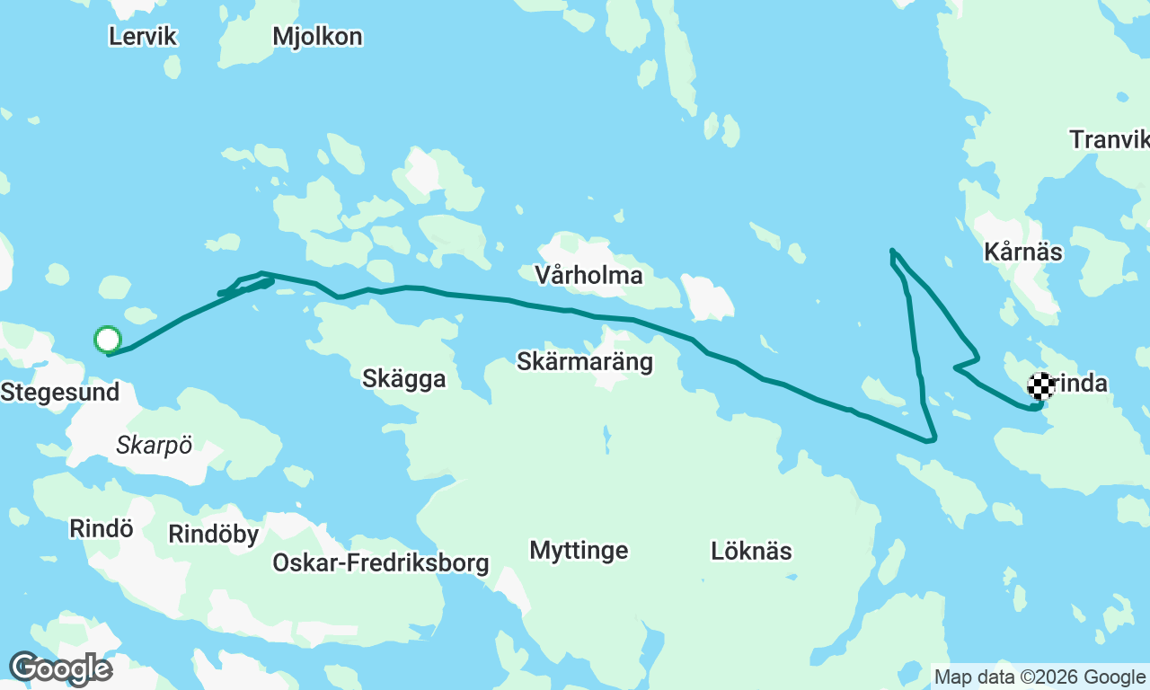 Voyage map