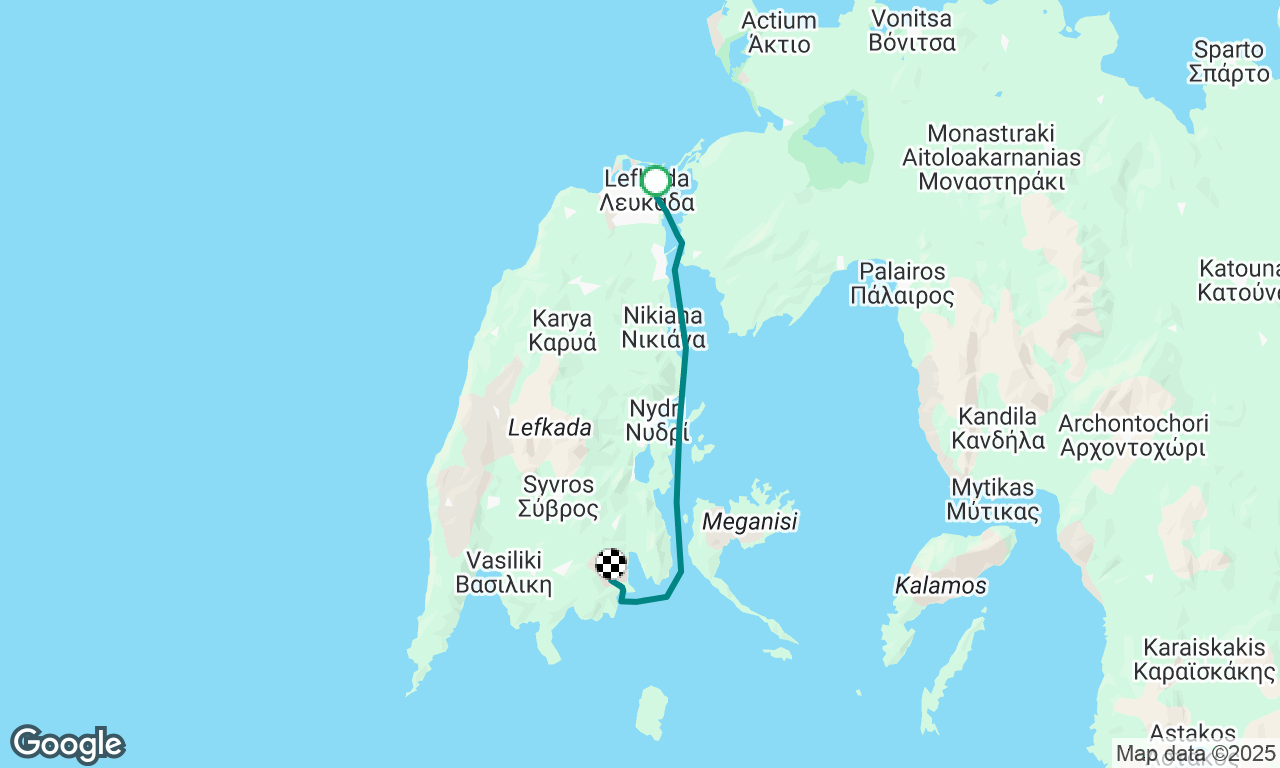 Sailing With Friendsin Lefkada Region 