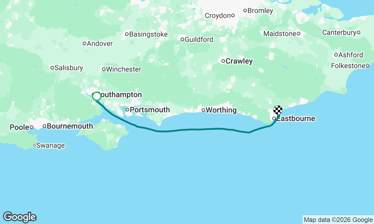 Leg 1: Marchwood to Eastbourne 