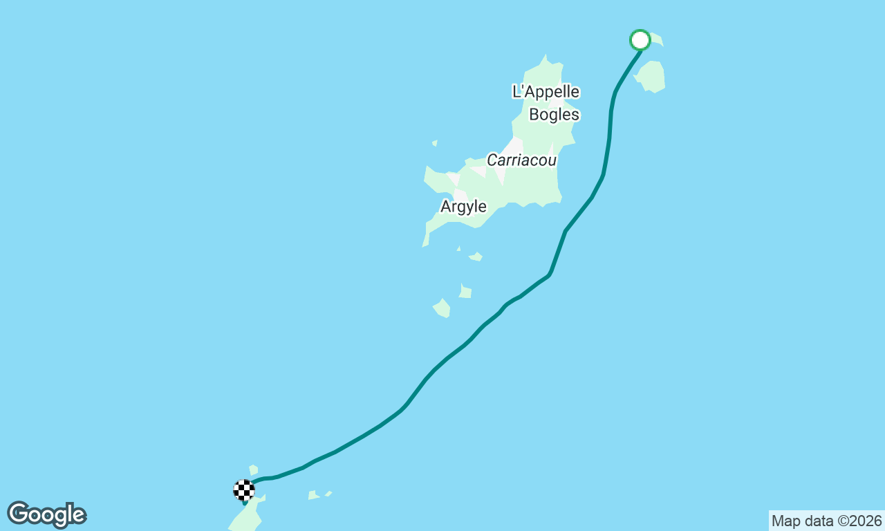 Petit St Vincent to Ronde Island
