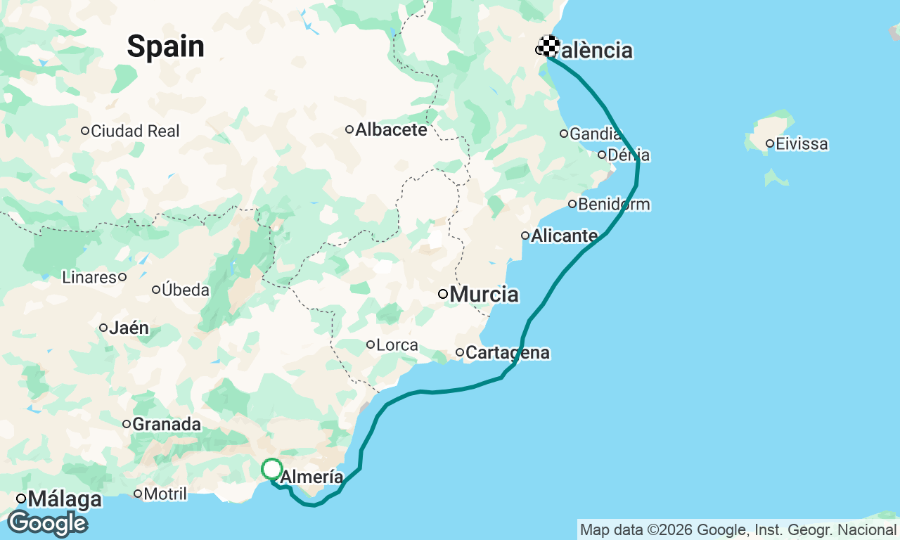 Voyage map