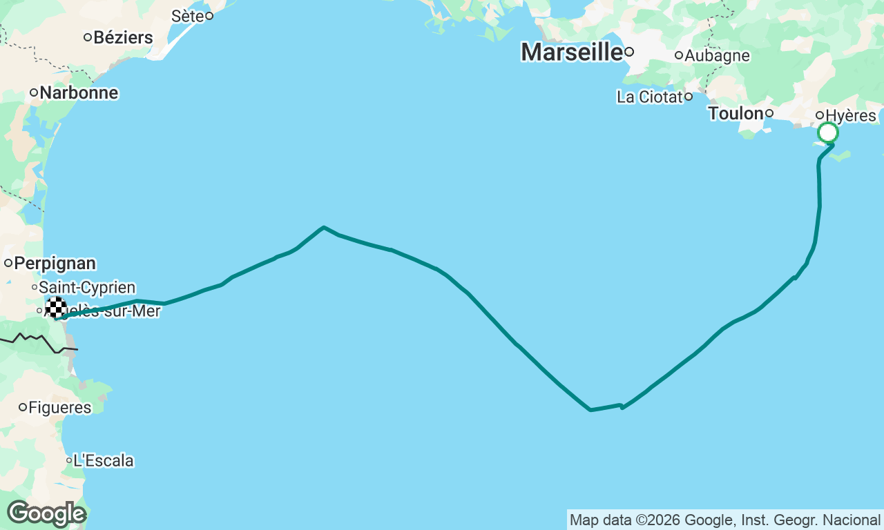 Voyage map
