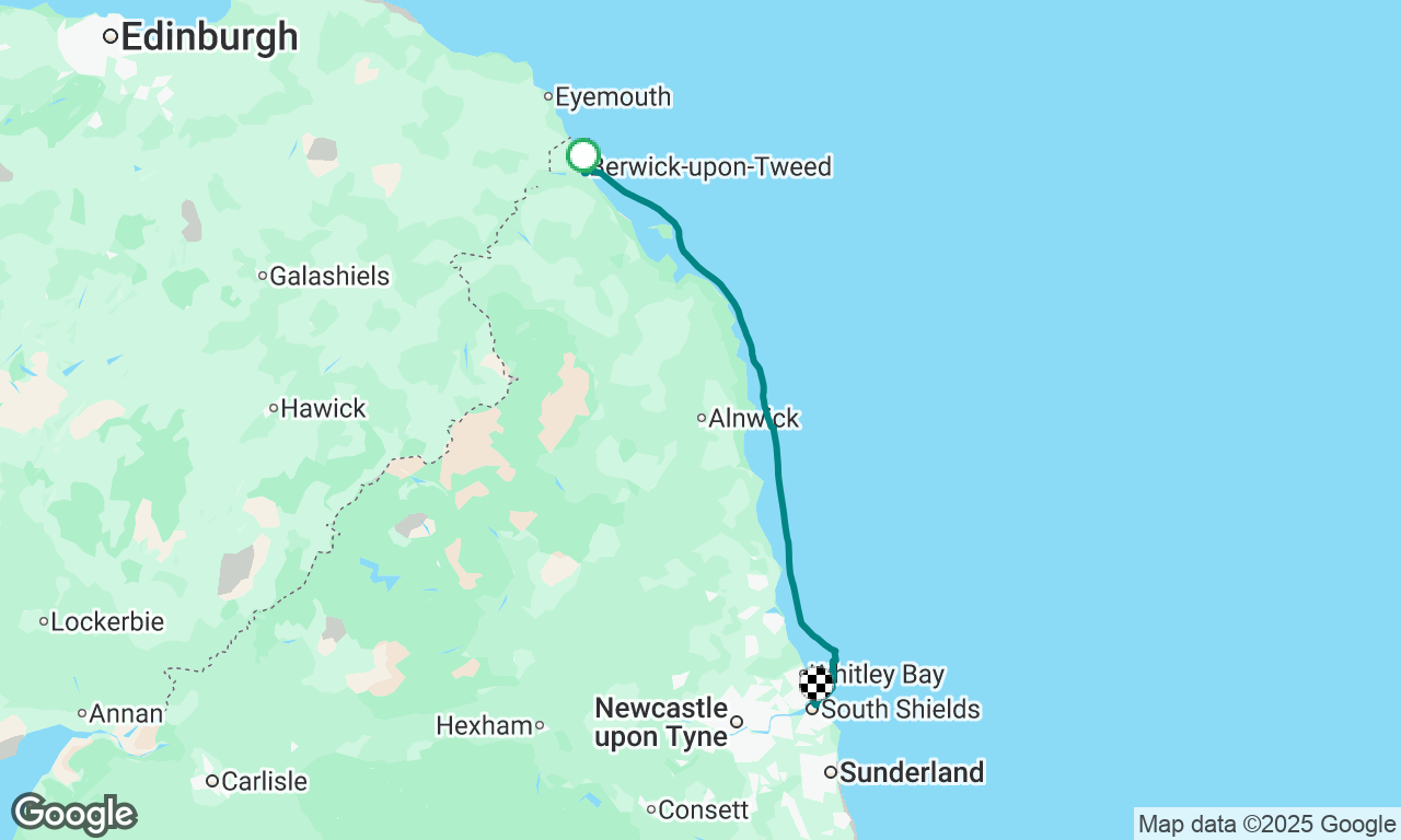 Berwick to Newcastle