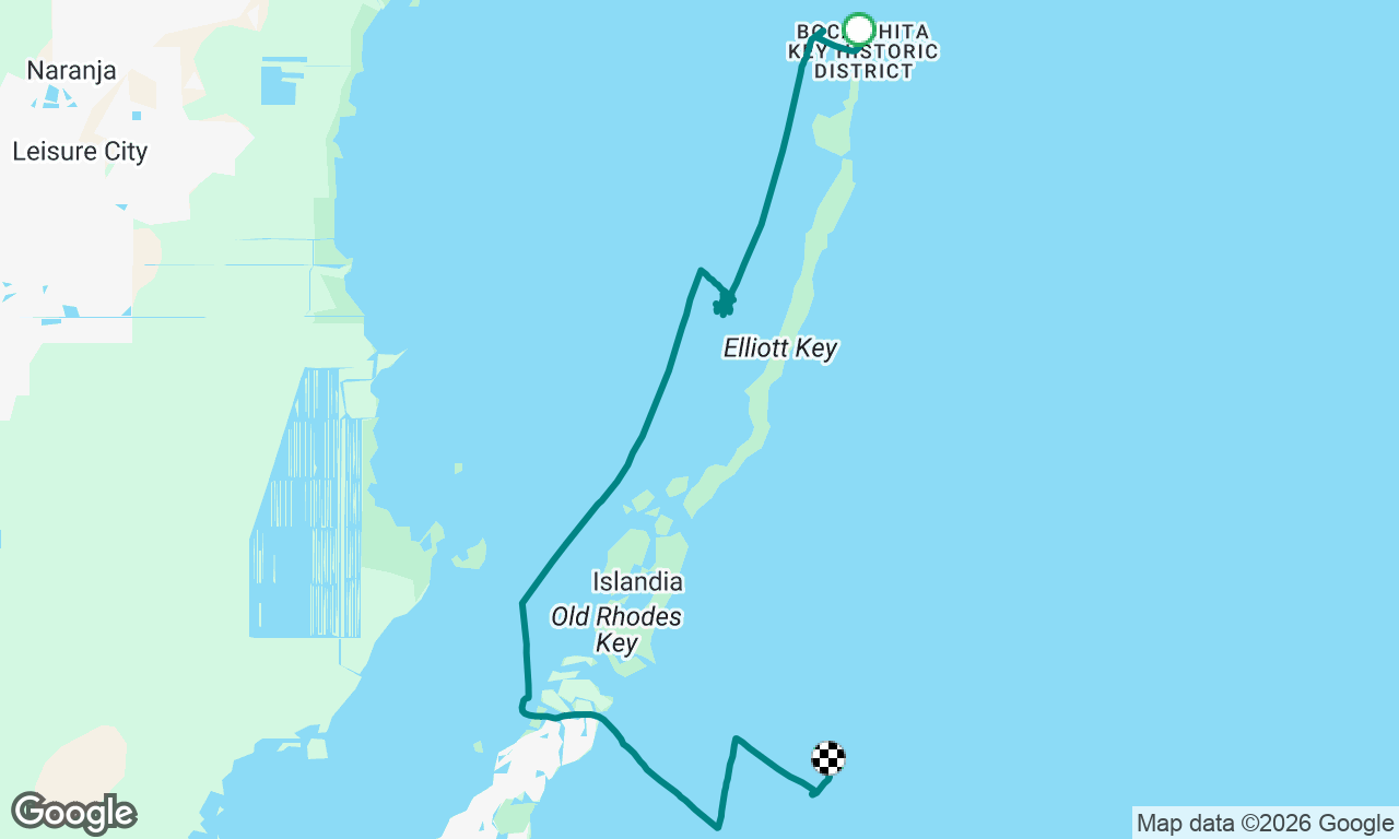 Boca Chita to Key Largo to reef for snorkeling