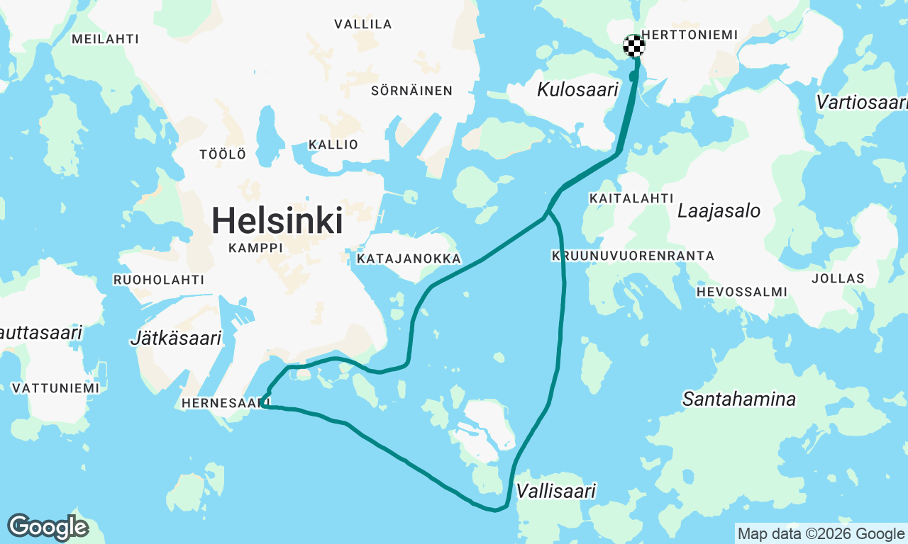 Voyage map