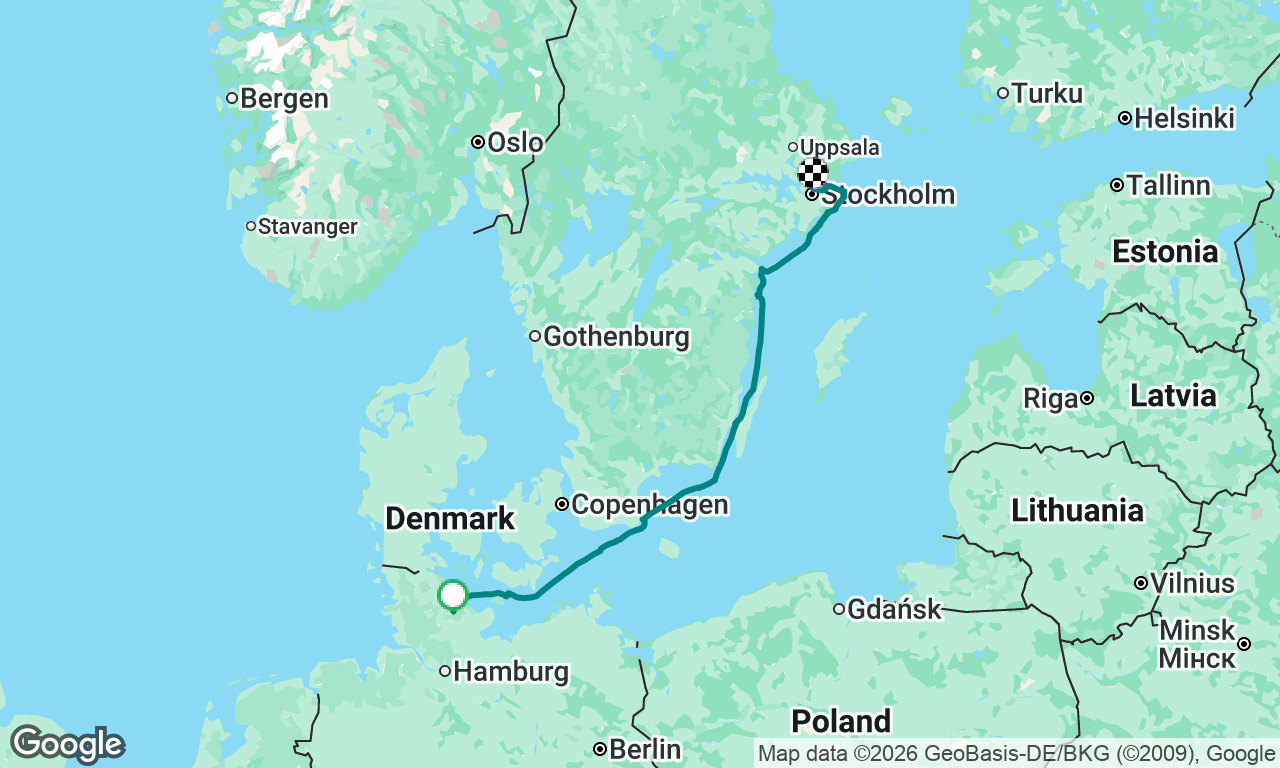 Kiel → Stockholm